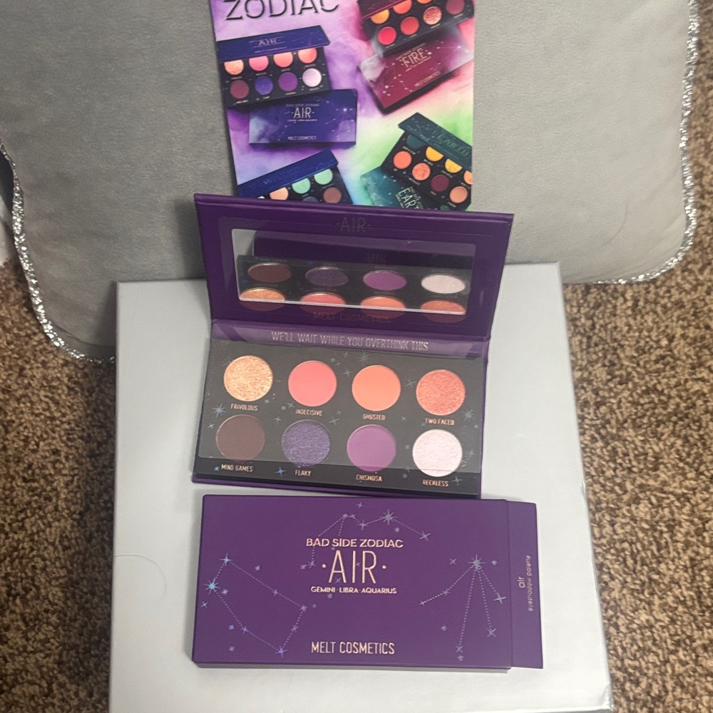 Melt Cosmetics Bad Side Zodiac Air Eyeshadow Palette - Pink and Purple